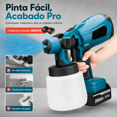Pistola de pintura eléctrica por pulverizacion