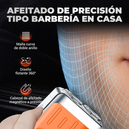 Mini afeitadora eléctrica rotativa portátil