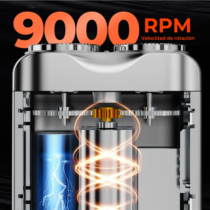 Mini afeitadora eléctrica rotativa portátil