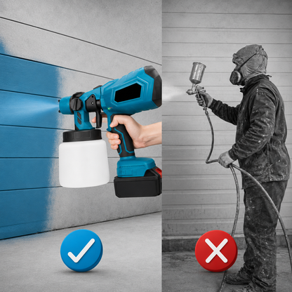 Pistola de pintura eléctrica por pulverizacion