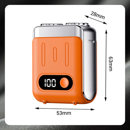 Mini afeitadora eléctrica rotativa portátil