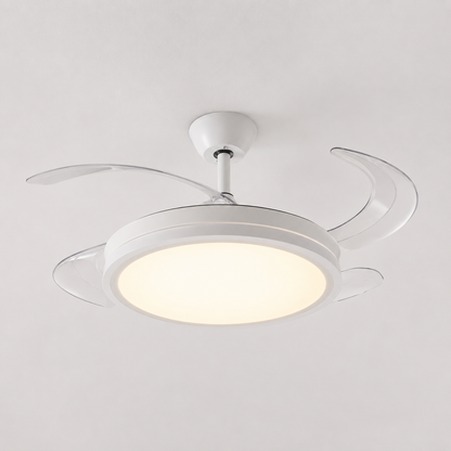 Ventilador de Techo LED Silencioso con Luz Regulable